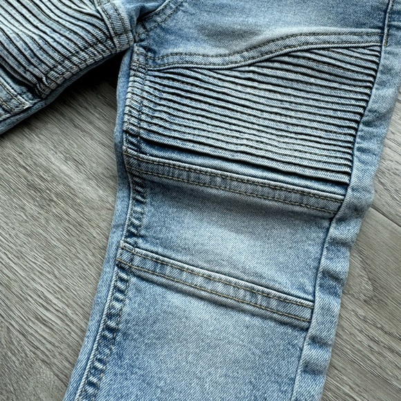 Cotton On Baby Boy Jay Moto Jeans with Drawstring Baby size size 2T - Picture 2 of 5